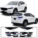 Full Headlight Taillight Precut Smoked PPF Tint Kit Film Overlay Fits Mazda CX-5 2017-2021