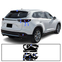 Full Headlight Taillight Precut Smoked PPF Tint Kit Film Overlay Fits Mazda CX-9 2016-2023