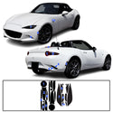 Full Headlight Taillight Precut Smoked PPF Tint Kit Film Overlay Fits Mazda Miata 2016-2025