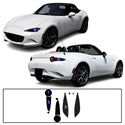 Full Headlight Taillight Precut Smoked PPF Tint Kit Film Overlay Fits Mazda Miata 2016-2025