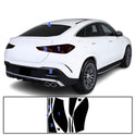Full Headlight Taillight Precut Smoked PPF Tint Kit Film Overlay Fits Mercedes Benz GLE Coupe 2021-2024