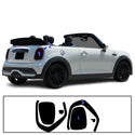 Full Headlight Taillight Precut Smoked PPF Tint Kit Film Overlay Fits Mini Cooper 2019-2024