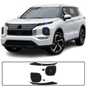 Full Headlight Taillight Precut Smoked PPF Tint Kit Film Overlay Fits Mitsubishi Outlander 2022-2025