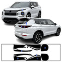 Full Headlight Taillight Precut Smoked PPF Tint Kit Film Overlay Fits Mitsubishi Outlander 2022-2025