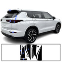 Full Headlight Taillight Precut Smoked PPF Tint Kit Film Overlay Fits Mitsubishi Outlander 2022-2025
