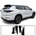Full Headlight Taillight Precut Smoked PPF Tint Kit Film Overlay Fits Mitsubishi Outlander 2022-2025