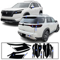 Full Headlight Taillight Precut Smoked PPF Tint Kit Film Overlay Fits Nissan Pathfinder 2022-2025