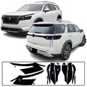 Full Headlight Taillight Precut Smoked PPF Tint Kit Film Overlay Fits Nissan Pathfinder 2022-2025