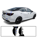 Full Headlight Taillight Precut Smoked PPF Tint Kit Overlay Film Fits Nissan Sentra 2020-2025