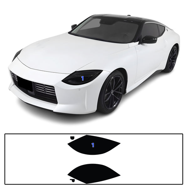 Full Headlight Taillight Precut Smoked PPF Tint Kit Film Overlay Fits Nissan Z 2023-2025