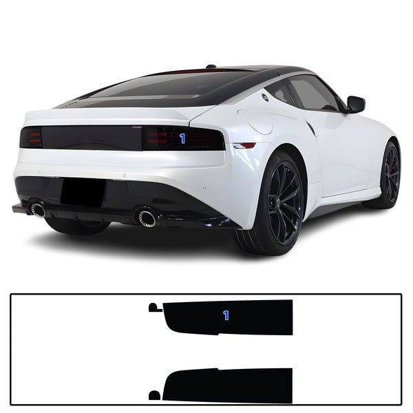 Full Headlight Taillight Precut Smoked PPF Tint Kit Film Overlay Fits Nissan Z 2023-2025