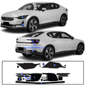 Full Headlight Taillight Precut Smoked PPF Tint Kit Overlay Film Fits Polestar 2 2020-2025