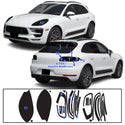 Full Headlight Taillight Precut Smoked PPF Tint Kit Film Overlay Fits Porsche Macan 2015-2018