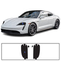 Full Headlight Taillight Precut Smoked PPF Tint Kit Film Overlay Fits Porsche Taycan 2020-2025