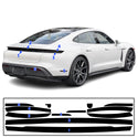 Full Headlight Taillight Precut Smoked PPF Tint Kit Film Overlay Fits Porsche Taycan 2020-2025