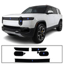 Full Headlight Taillight Precut Smoked PPF Tint Kit Film Overlay Fits Rivian R1S 2022-2024