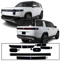 Full Headlight Taillight Precut Smoked PPF Tint Kit Film Overlay Fits Rivian R1S 2022-2024