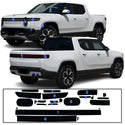 Full Headlight Taillight Precut Smoked PPF Tint Kit Film Overlay Fits Rivian R1T R1S