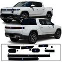Full Headlight Taillight Precut Smoked PPF Tint Kit Film Overlay Fits Rivian R1T R1S