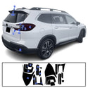 Full Headlight Taillight Precut Smoked PPF Tint Kit Film Overlay Fits Subaru Ascent 2023-2025
