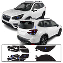 Full Headlight Taillight Precut Smoked PPF Tint Kit Film Overlay Fits Subaru Forester 2019-2024
