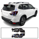 Full Headlight Taillight Precut Smoked PPF Tint Kit Film Overlay Fits Subaru Forester 2019-2024