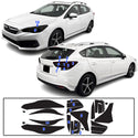 Full Headlight Taillight Precut Smoked PPF Tint Kit Film Overlay Fits Subaru Impreza 2017-2023