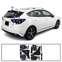 Full Headlight Taillight Precut Smoked PPF Tint Kit Film Overlay Fits Subaru Impreza 2017-2023