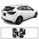 Full Headlight Taillight Precut Smoked PPF Tint Kit Film Overlay Fits Subaru Impreza 2017-2023