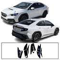 Full Headlight Taillight Precut Smoked PPF Tint Kit Overlay Film Fits Subaru WRX 2022-2025