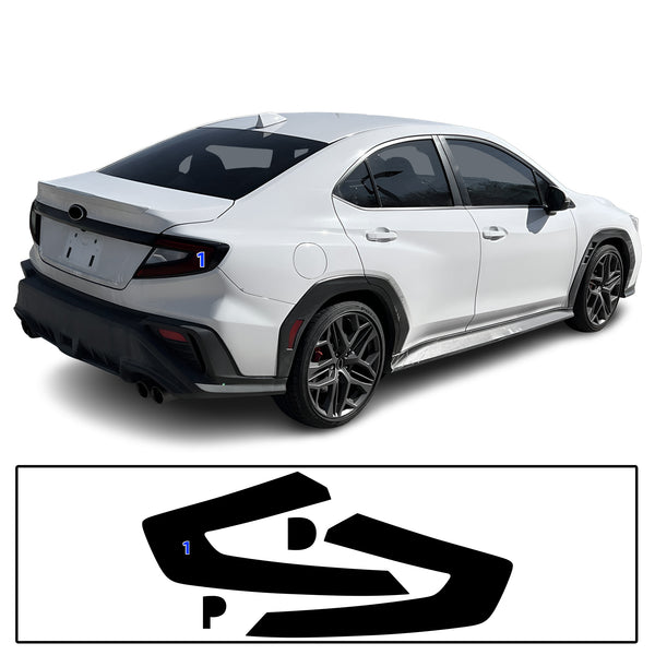 Full Headlight Taillight Precut Smoked PPF Tint Kit Overlay Film Fits Subaru WRX 2022-2025