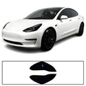 Head Tail Light Markers Reflectors Precut Smoke Tint Overlay Fits Tesla Model 3 2017-2023