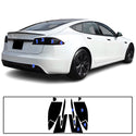 Full Headlight Taillight Precut Smoked PPF Tint Kit Film Overlay Fits Tesla Model S 2017-2025