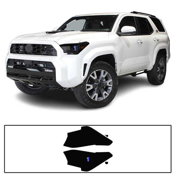 Fits Toyota 4Runner 2025-2026 Full Headlight Taillight Precut Smoked PPF Tint Kit Film Overlay