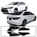 Full Headlight Taillight Precut Smoked PPF Tint Kit Film Overlay Fits Toyota Camry 2015-2017