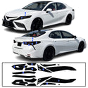 Complete Full Headlight Taillight Precut Overlay Tint Kit with Tools Fits Toyota Camry 2018-2024