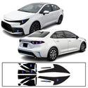 Full Headlight Taillight Precut Smoked PPF Tint Kit Film Overlay Fits Toyota Corolla 2020-2025