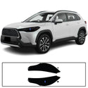 Full Headlight Taillight Precut Smoked PPF Tint Kit Film Overlay Fits Toyota Corolla Cross 2022-2025