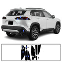 Full Headlight Taillight Precut Smoked PPF Tint Kit Film Overlay Fits Toyota Corolla Cross 2022-2025