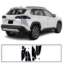 Full Headlight Taillight Precut Smoked PPF Tint Kit Film Overlay Fits Toyota Corolla Cross 2022-2025