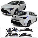Full Headlight Taillight Precut Smoked PPF Tint Kit Film Overlay Fits Toyota Corolla 2020-2025
