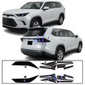 Full Headlight Taillight Precut Smoked PPF Tint Kit Film Overlay Fits Toyota Grand Highlander 2024-2025