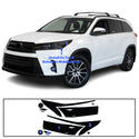 Full Headlight Taillight Precut Smoked PPF Tint Kit Film Overlay Fits Toyota Highlander 2016-2019