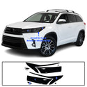 Full Headlight Taillight Precut Smoked PPF Tint Kit Film Overlay Fits Toyota Highlander 2016-2019