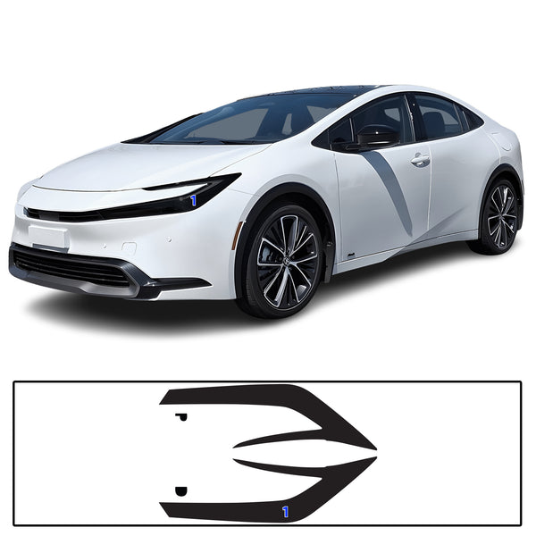 Full Headlight Taillight Precut Smoked PPF Tint Kit Film Overlay Fits Toyota Prius 2023-2025
