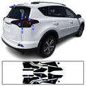 Full Headlight Taillight Precut Smoked PPF Tint Kit Film Overlay Fits Toyota Rav4 2016-2018