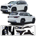 Full Headlight Taillight Precut Smoked PPF Tint Kit Film Overlay Fits Toyota Sequoia 2023-2025