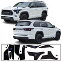 Full Headlight Taillight Precut Smoked PPF Tint Kit Film Overlay Fits Toyota Sequoia 2023-2025
