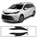 Full Headlight Taillight Precut Smoked PPF Tint Kit Film Overlay Fits Toyota Sienna 2021-2023