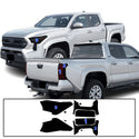 Fits Toyota Tacoma 2024-2025 Full Headlight Taillight Precut Smoked PPF Tint Kit Film Overlay